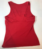 GIANNI VERSACE Red V- Neck Tank Top Size 44