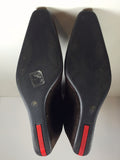 PRADA Sport Brown Suede Knee High Boots w/ Wedge Heels Size 7.5