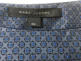 MARC JACOBS Blue Dot Silk Pajama Print Mini Dress Size 00