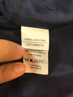 MARC JACOBS Blue Dot Silk Pajama Print Mini Dress Size 00