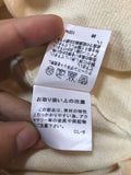 TSUMORI CHISATO Cream Short Sleeve Sweater w/ Beading Size 2