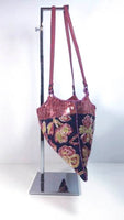 JAMIN PUECH Beaded Flower Purse with Sequin Accents