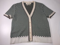 MARNI Four Leaf Clover Button Up Knit Cardigan Size 38