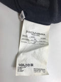 DOLCE & GABBANA Gray Wool Long Sleeve V-neck Sweater Size 38