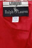 RALPH LAUREN Circa 1970s Red & Black Beaded Jacket