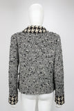 DOLCE & GABBANA Boucle Wool Double Breasted Jacket