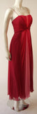 MYER KAHAN Rose and Pink Chiffon Gown