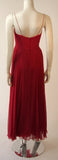 MYER KAHAN Rose and Pink Chiffon Gown