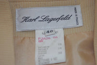 KARL LAGERFELD Yellow Apricot Blazer Size 40