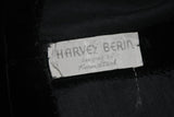 HARVEY BERIN 1960s Velvet and Satin Cocktail Dress Size Small