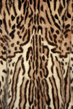 VINTAGE Circa 1970s Leopard Motif Mink Coat, Dark Mink Collar Size 6-8