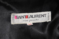 YVES SAINT LAURENT Black Cashmere Coat Size Large