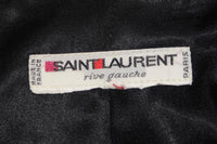 YVES SAINT LAURENT Rive Gauche Burgundy Jacket Size Small Medium