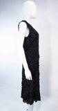 NAEEM KHAN 2 pc Black Beaded Skirt and Top Stretch Ensemble Size 8-10