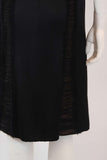 BADGLEY MISCHKA Black Silk Cocktail Dress Size Small