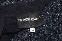 GIORGIO ARMANI Beaded Navy Evening Suit 3 pc Size 46