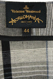 VIVIENNE WESTWOOD Anglomania Vintage Grey and Black Plaid Skirt