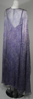 PERTEGAZ Couture Gown with Kaftan Overlay and Belt Size Small