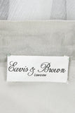 EAVIS & BROWN Seafoam Chiffon Silver Beaded Top and Long Skirt