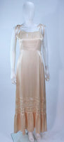 YOUNG EDWARDIAN Satin Dress with Lace Size 2