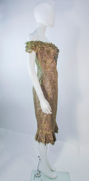 MANDALAY Gold Sequin Beaded Lace Cocktail Dress Size 4 The Paper Bag Princess MANDALAY Gold Sequin Beaded Lace Cocktail Dress Size 4 The Paper Bag Princess