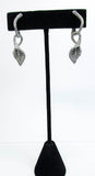 ASPREY 18 Karat White Gold and Diamond Floral Drop Earrings