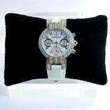 HARRY WINSTON 18 Karat White Gold and Diamond Watch with Exotic Strap