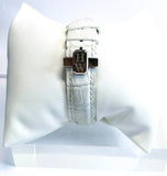 HARRY WINSTON 18 Karat White Gold and Diamond Watch with Exotic Strap