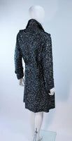 BULLOCKS Wool Sequin Trench Coat Size 6