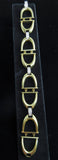 ROBERTO COIN Diamond Bracelet 18 Karat White and Yellow Gold