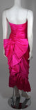 VICKY TIEL Magenta Gown with Large Bow Size Small