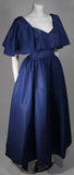 PAULINE TRIGERE 1980s Midnight Blue Ball Gown Size 6