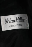 NOLAN MILLER Black & White Gown, Drape Detail Size 6