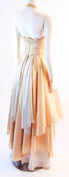 ELIZABETH MASON COUTURE 'Adrian' Made To Measure Silk Lame Gown
