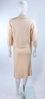 ZEPHYR CHENILLE 1950s Wool Stretch Knit Dress & Sweater Size 4