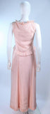 COURREGES Couture Pink Skirt and Blouse Ensemble Size 2