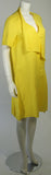 MARNI Draped Yellow Linen Day Dress Size 6