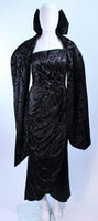 RUBEN PANIS Velvet Pattern Gown Size 2-4