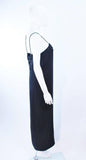 STAVROPOULOS Black Chiffon Gown with Beaded Bust Size 4-6