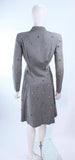 KAY COLLIER Grey Wool Coat Dress with Sequin Applique Size 2-4