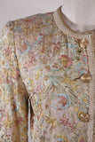 OSCAR DE LA RENTA 4 pc Baroque Skirt Suit