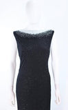 JOVANI Black and White Beaded Gown Size 6-8
