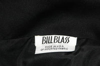 BILL BLASS 1980s-1990s Velvet and Navy Satin Contrast Gown Size 12