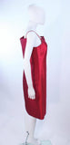 OSCAR DE LA RENTA Silk Cocktail Dress with Beaded Bust Size 8
