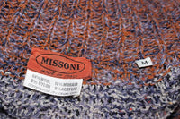 MISSONI Mauve Wool Knit Vest Size Large