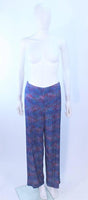 MISSONI Periwinkle Duster and Zig Zag Pattern Pants Size 46