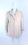 WACHTENHEIM FURS White Mink Fur Sports Coat Size 4-6