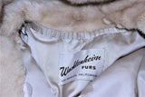 WACHTENHEIM FURS White Mink Fur Sports Coat Size 4-6