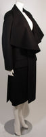 JOHN GALLIANO Over-Sized Asymmetrical Collar Coat Size 42
