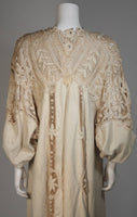 VINTAGE Lace Coat with Bell Sleeve Detail